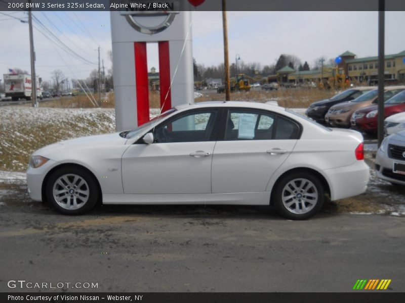 Alpine White / Black 2006 BMW 3 Series 325xi Sedan