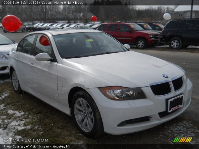 Alpine White / Black 2006 BMW 3 Series 325xi Sedan