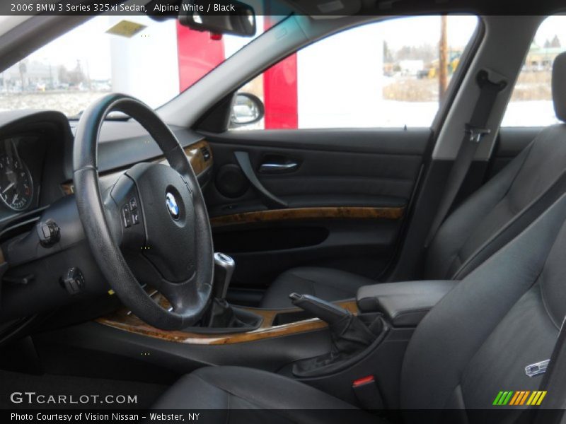 Alpine White / Black 2006 BMW 3 Series 325xi Sedan