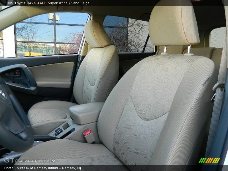 Super White / Sand Beige 2009 Toyota RAV4 4WD