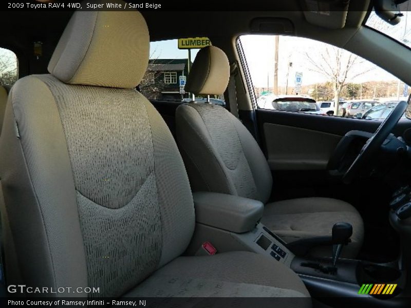 Super White / Sand Beige 2009 Toyota RAV4 4WD