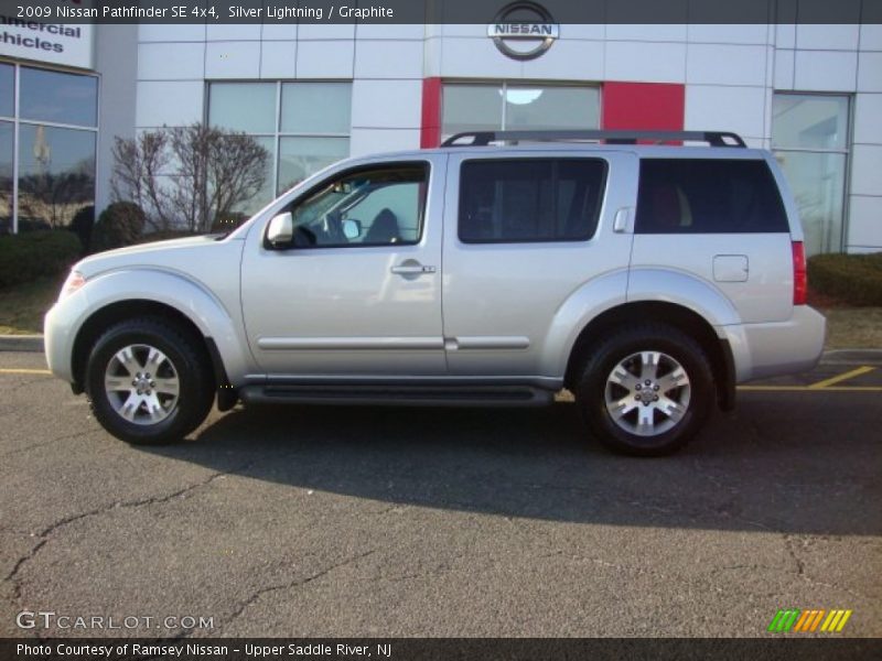 Silver Lightning / Graphite 2009 Nissan Pathfinder SE 4x4