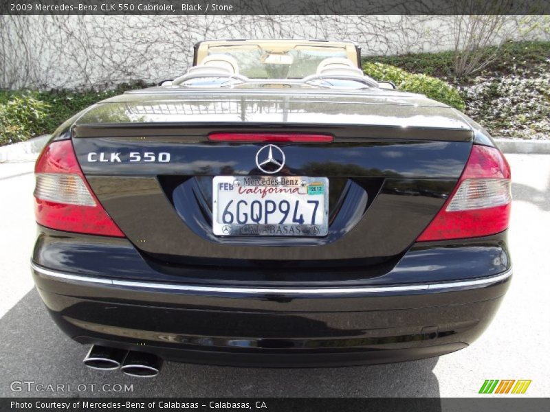 Black / Stone 2009 Mercedes-Benz CLK 550 Cabriolet
