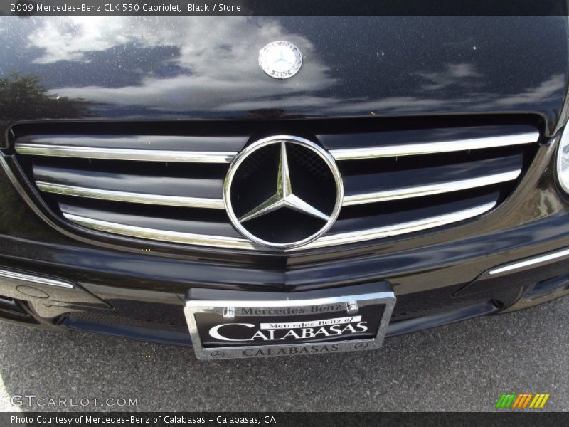 Black / Stone 2009 Mercedes-Benz CLK 550 Cabriolet