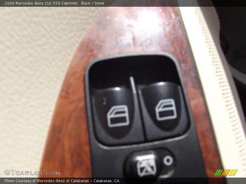 Black / Stone 2009 Mercedes-Benz CLK 550 Cabriolet