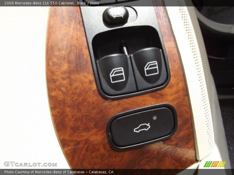 Black / Stone 2009 Mercedes-Benz CLK 550 Cabriolet