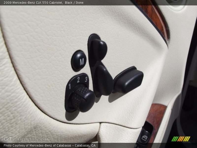 Black / Stone 2009 Mercedes-Benz CLK 550 Cabriolet