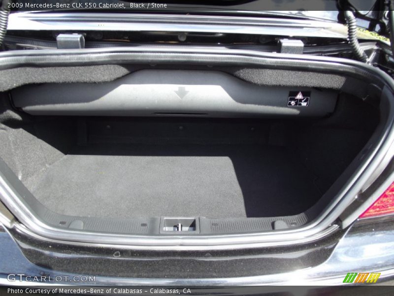 Black / Stone 2009 Mercedes-Benz CLK 550 Cabriolet