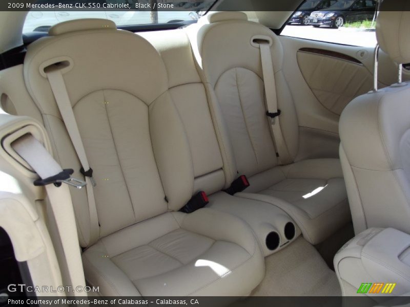 Black / Stone 2009 Mercedes-Benz CLK 550 Cabriolet