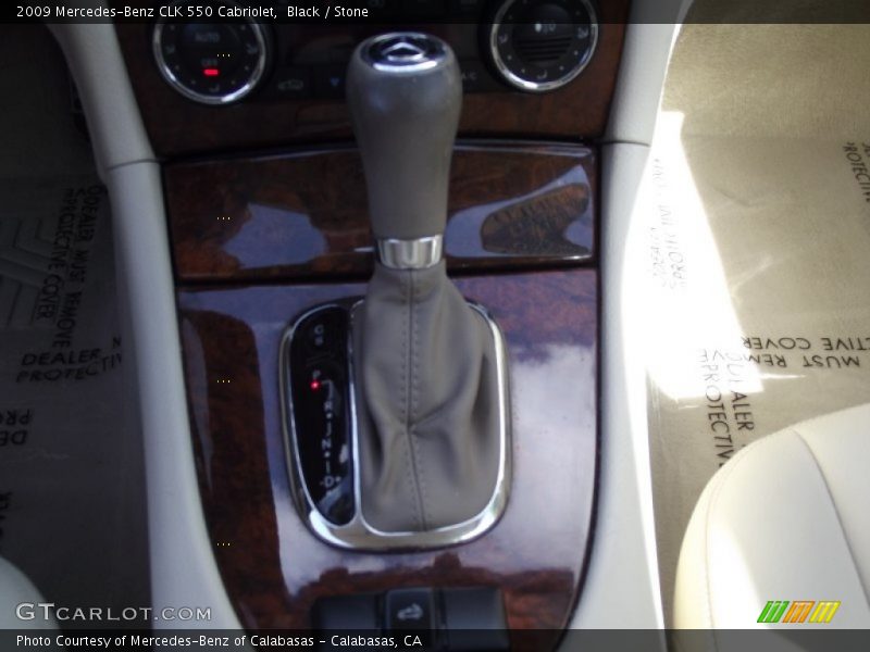 Black / Stone 2009 Mercedes-Benz CLK 550 Cabriolet
