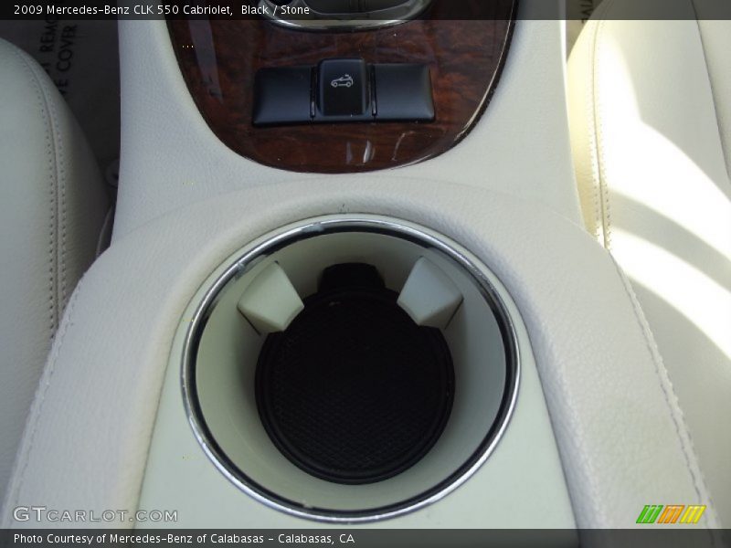 Black / Stone 2009 Mercedes-Benz CLK 550 Cabriolet