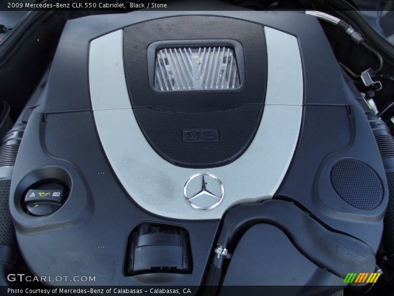 Black / Stone 2009 Mercedes-Benz CLK 550 Cabriolet