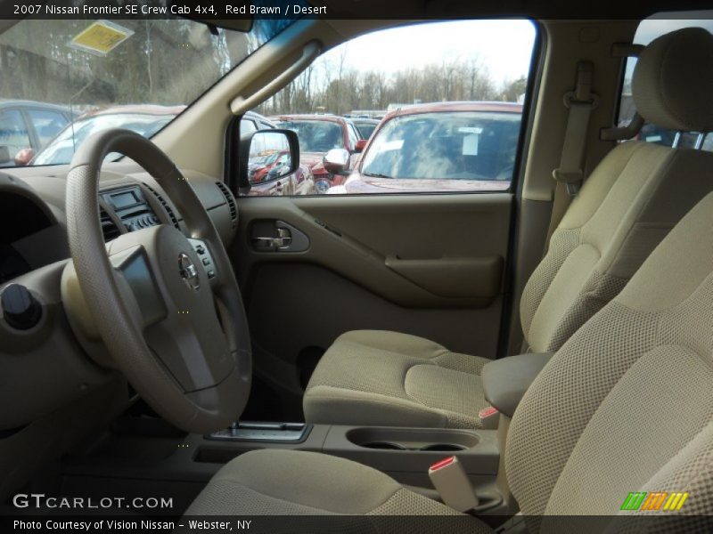 Red Brawn / Desert 2007 Nissan Frontier SE Crew Cab 4x4