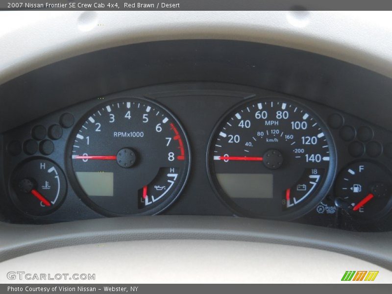Red Brawn / Desert 2007 Nissan Frontier SE Crew Cab 4x4