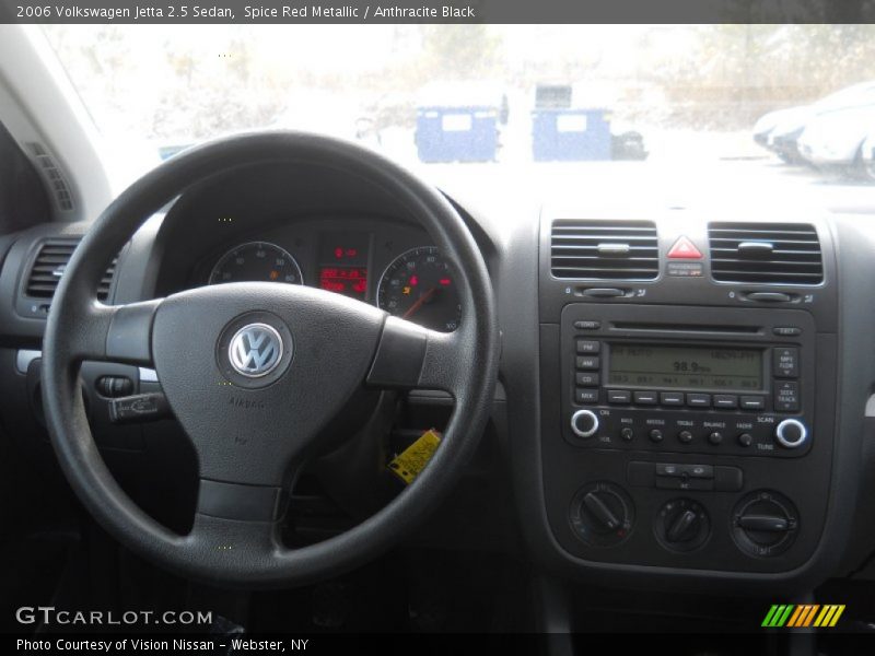 Spice Red Metallic / Anthracite Black 2006 Volkswagen Jetta 2.5 Sedan