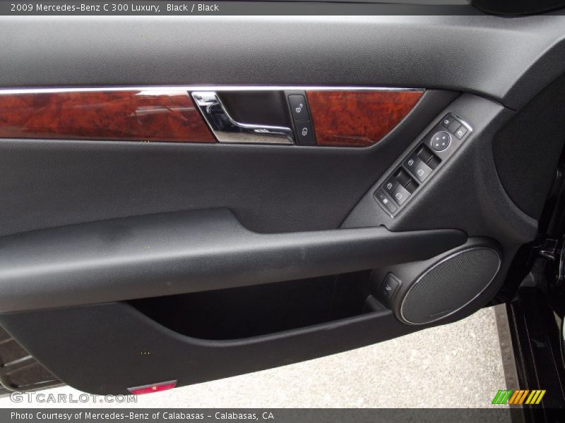 Black / Black 2009 Mercedes-Benz C 300 Luxury