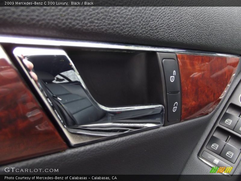 Black / Black 2009 Mercedes-Benz C 300 Luxury