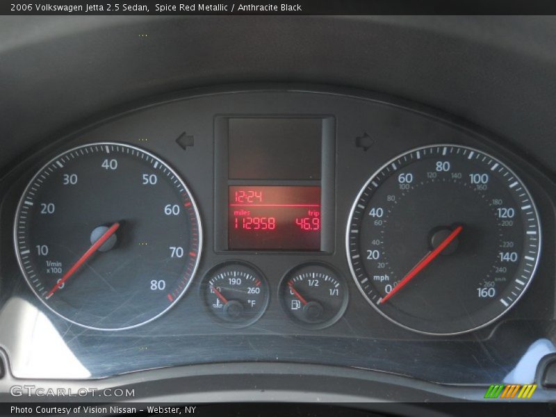 Spice Red Metallic / Anthracite Black 2006 Volkswagen Jetta 2.5 Sedan