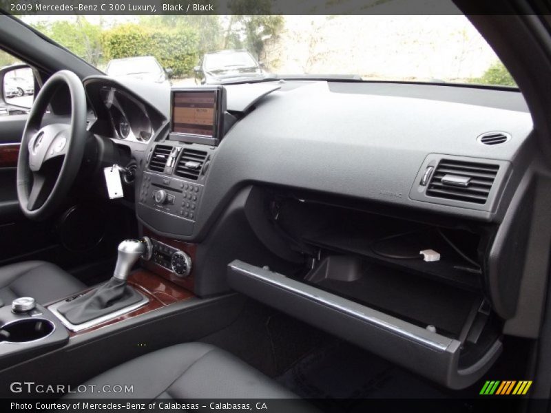 Black / Black 2009 Mercedes-Benz C 300 Luxury