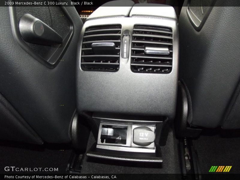 Black / Black 2009 Mercedes-Benz C 300 Luxury