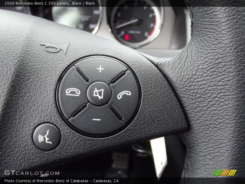 Black / Black 2009 Mercedes-Benz C 300 Luxury