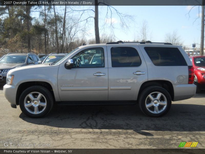 Silver Birch Metallic / Ebony 2007 Chevrolet Tahoe LS 4x4