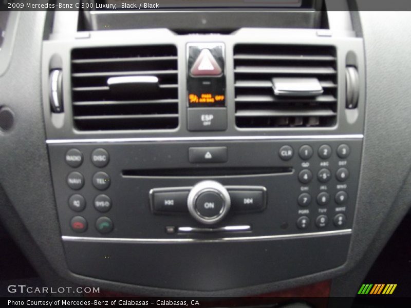 Black / Black 2009 Mercedes-Benz C 300 Luxury
