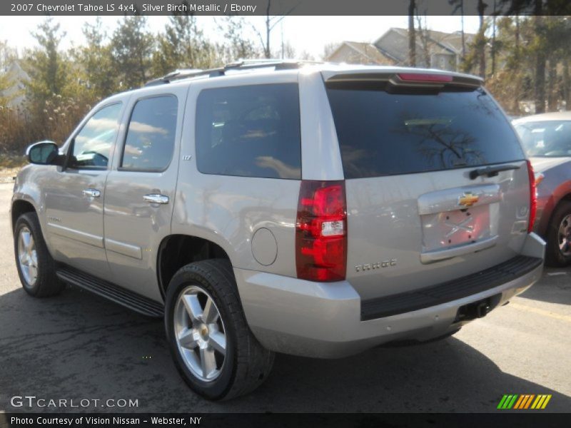 Silver Birch Metallic / Ebony 2007 Chevrolet Tahoe LS 4x4