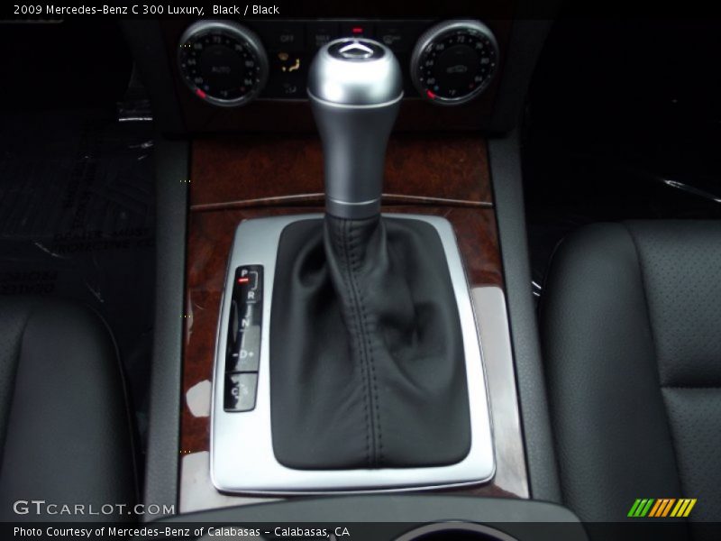 Black / Black 2009 Mercedes-Benz C 300 Luxury