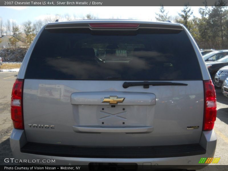 Silver Birch Metallic / Ebony 2007 Chevrolet Tahoe LS 4x4
