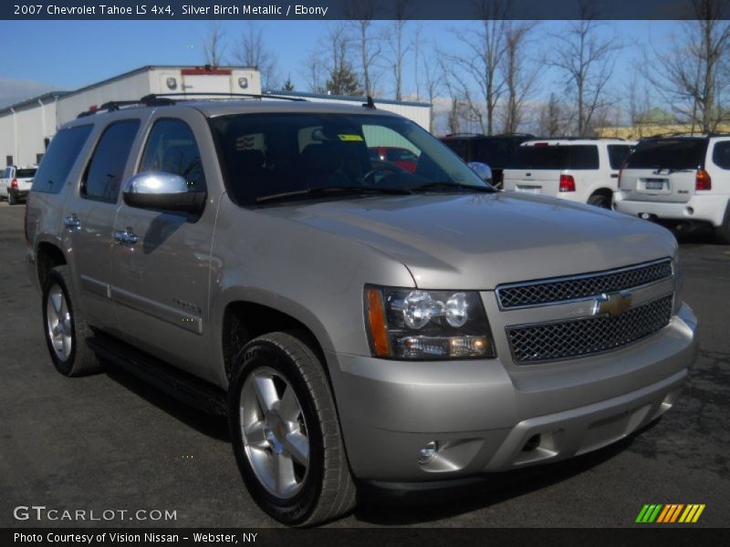 Silver Birch Metallic / Ebony 2007 Chevrolet Tahoe LS 4x4