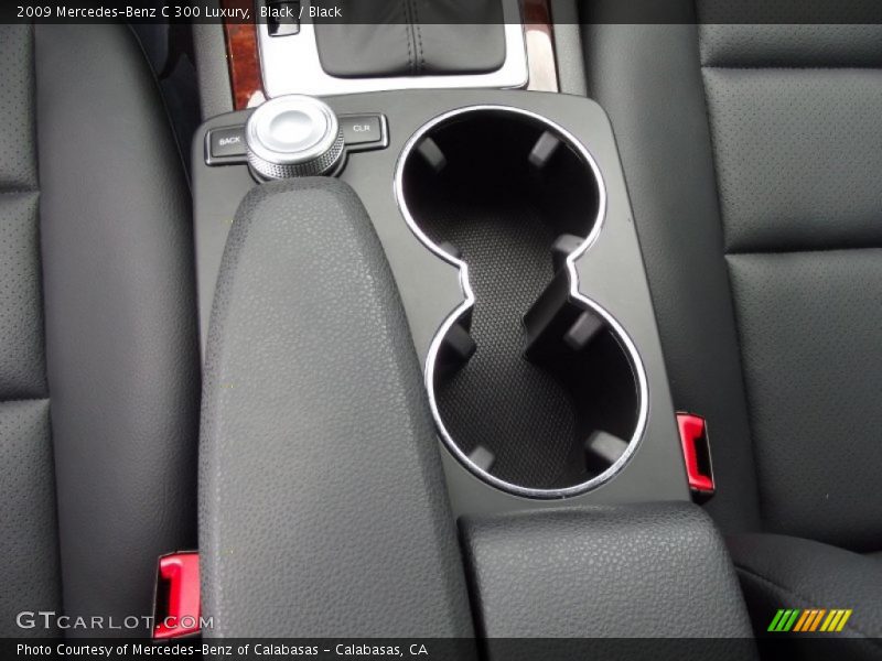 Black / Black 2009 Mercedes-Benz C 300 Luxury