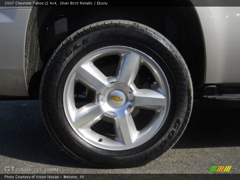 Silver Birch Metallic / Ebony 2007 Chevrolet Tahoe LS 4x4