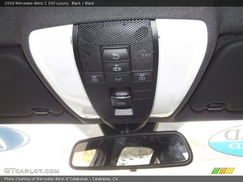 Black / Black 2009 Mercedes-Benz C 300 Luxury