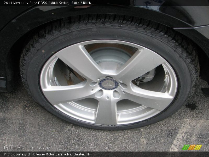 Black / Black 2011 Mercedes-Benz E 350 4Matic Sedan