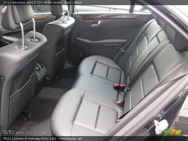 Black / Black 2011 Mercedes-Benz E 350 4Matic Sedan