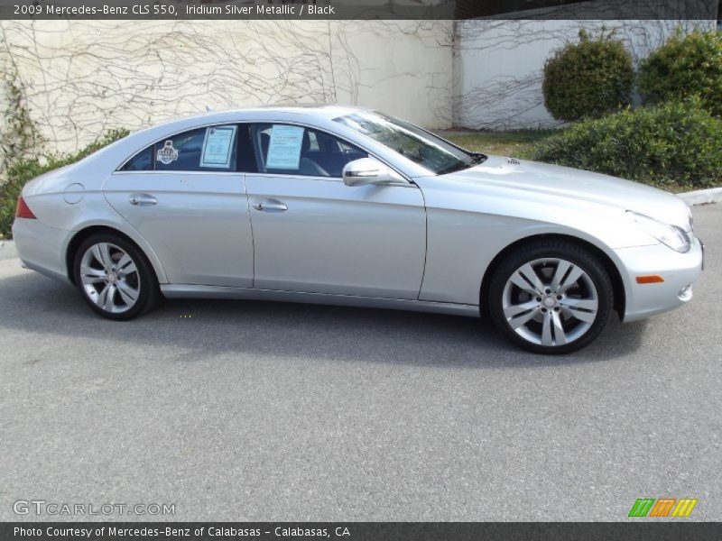 Iridium Silver Metallic / Black 2009 Mercedes-Benz CLS 550