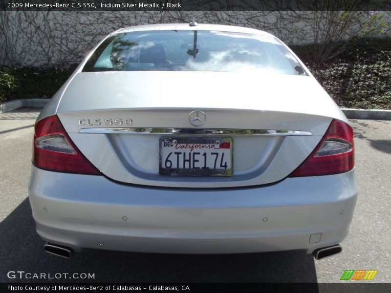 Iridium Silver Metallic / Black 2009 Mercedes-Benz CLS 550