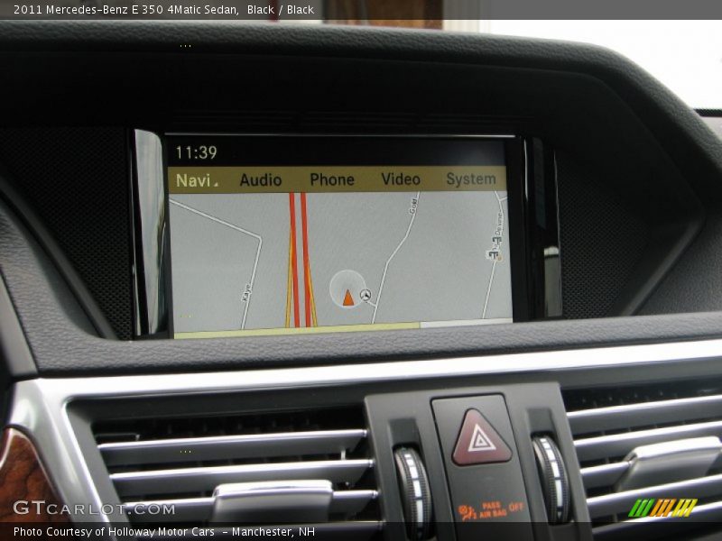 Black / Black 2011 Mercedes-Benz E 350 4Matic Sedan