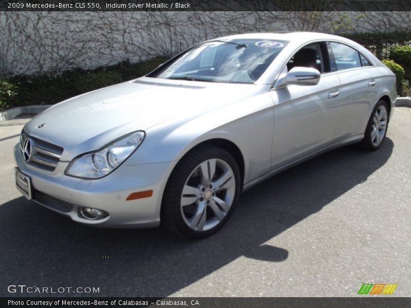 Iridium Silver Metallic / Black 2009 Mercedes-Benz CLS 550