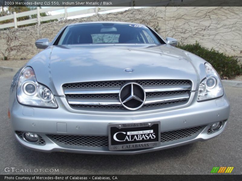 Iridium Silver Metallic / Black 2009 Mercedes-Benz CLS 550