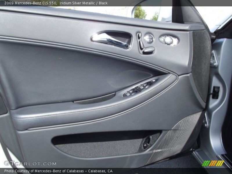 Iridium Silver Metallic / Black 2009 Mercedes-Benz CLS 550