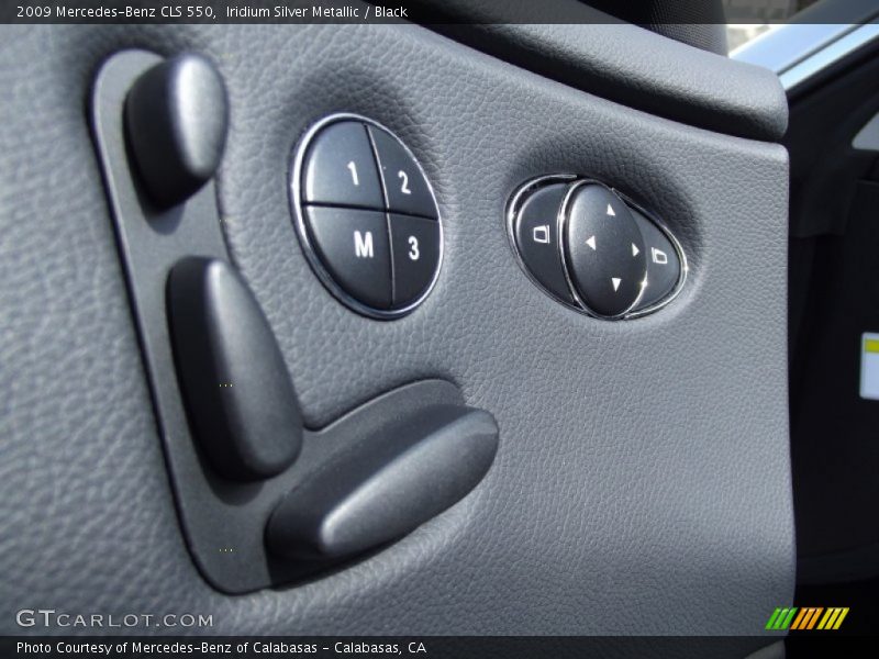 Iridium Silver Metallic / Black 2009 Mercedes-Benz CLS 550
