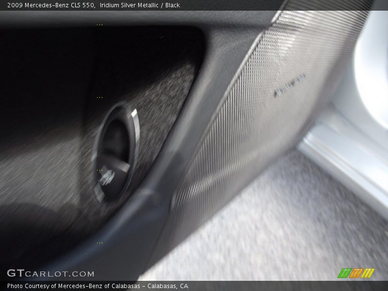Iridium Silver Metallic / Black 2009 Mercedes-Benz CLS 550