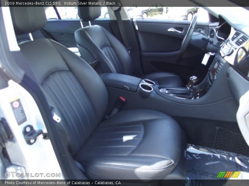 Iridium Silver Metallic / Black 2009 Mercedes-Benz CLS 550