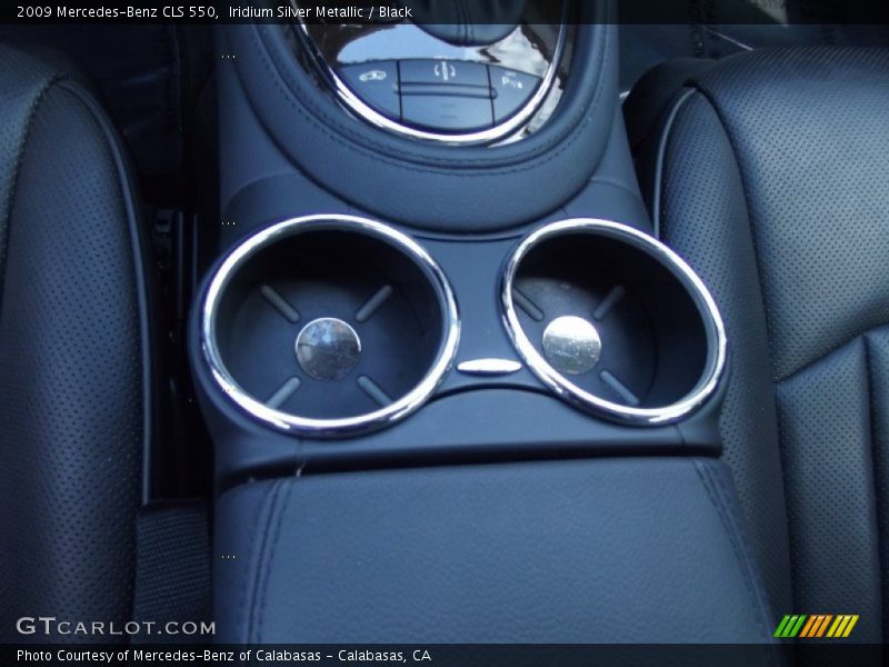 Iridium Silver Metallic / Black 2009 Mercedes-Benz CLS 550