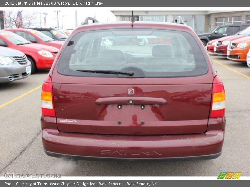 Dark Red / Gray 2002 Saturn L Series LW300 Wagon