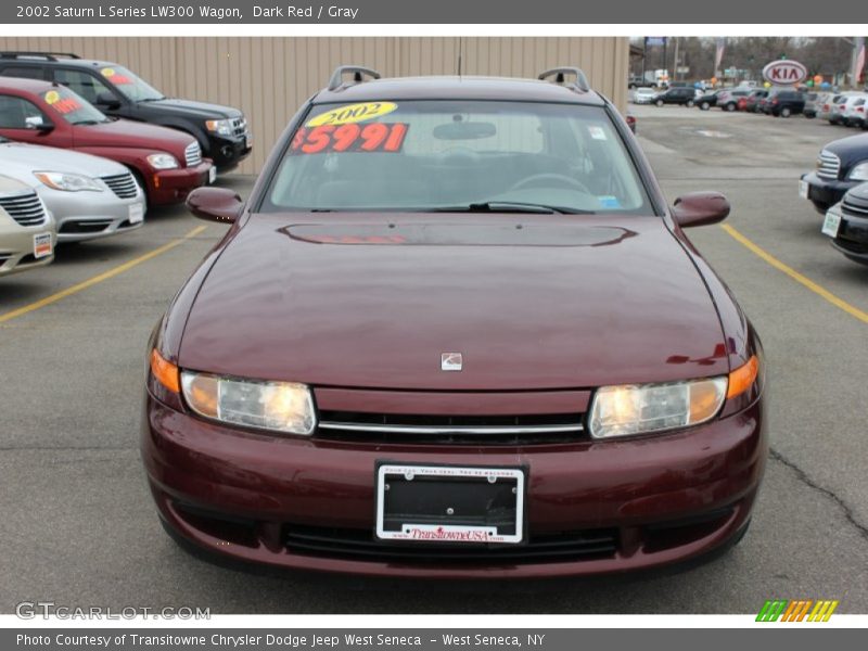 Dark Red / Gray 2002 Saturn L Series LW300 Wagon