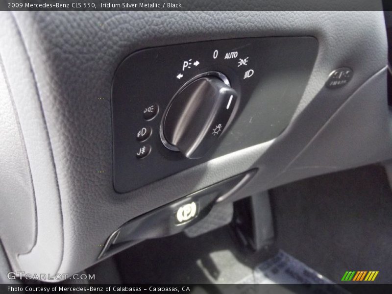 Iridium Silver Metallic / Black 2009 Mercedes-Benz CLS 550