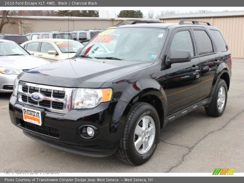 Black / Charcoal Black 2010 Ford Escape XLT 4WD